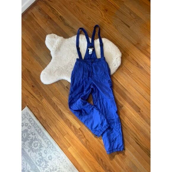 Vintage 90s Head Ski Pants Overalls Size 10 - Picture 1 of 11